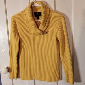 Ralph Lauren Lauren Pretty Yellow Sweater